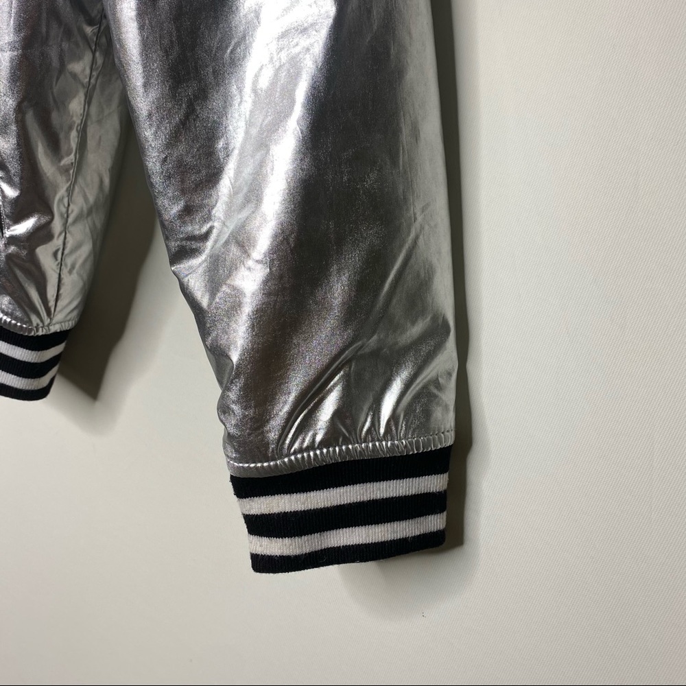 Rockets of Awesome Silver Junior Bomber Jacket 8 - Picture 6 of 9